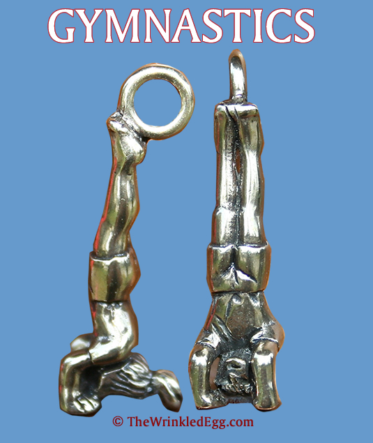 charm: campfire collections - gymnastics charm